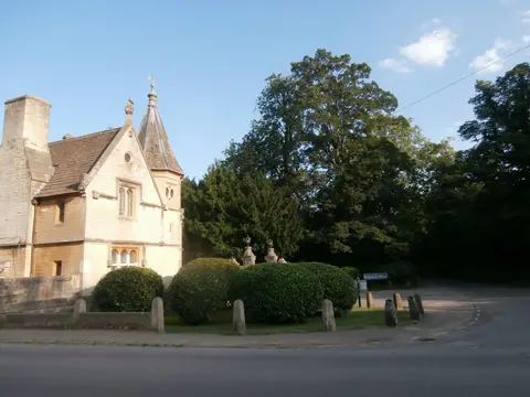 Photo of Grittleton, a village in the Cotswolds, Wiltshire, south west England.
