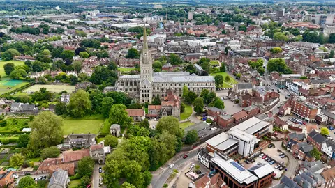 Photo of Norwich Cathedral, a cathedral in Norfolk, eastern England.