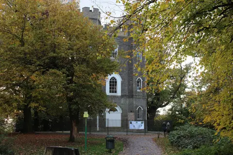 Photo of Severndroog Castle, a folly near Falconwood, London, England.