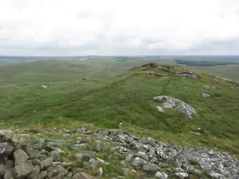 Photo: Brown Willy, a 420m hill near St Breward, Cornwall, south west England.
