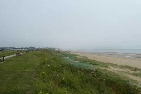 Photo of Wilsthorpe, a swimming spot near Bridlington, East Riding of Yorkshire, northern England.