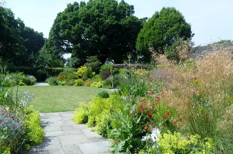 Photo of Bates Green Garden, a garden near Arlington, East Sussex, south east England.