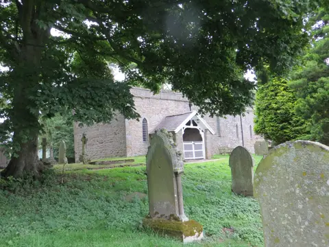 Photo of St Mary's Church (Redmire), a church in North Yorkshire, northern England.