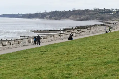 Photo of Minster Leas, a swimming spot near Sheerness-on-Sea, Kent, south east England.