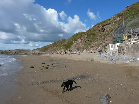 Photo of Tregonhawke, a swimming spot near Cawsand and Kingsand, Cornwall, south west England.
