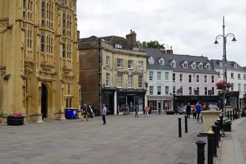 Photo of Cirencester, a village in Gloucestershire, south west England.