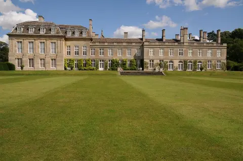 Photo of Boughton House, a Grade I registered house & garden near Brigstock, Northamptonshire, central England.