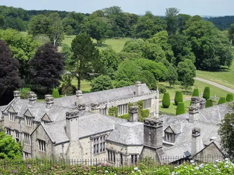 Photo of Lanhydrock, a Grade II* registered house & garden near Lostwithiel, Cornwall, south west England.
