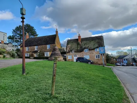 Photo of Hallaton, a village in Leicestershire, central England.