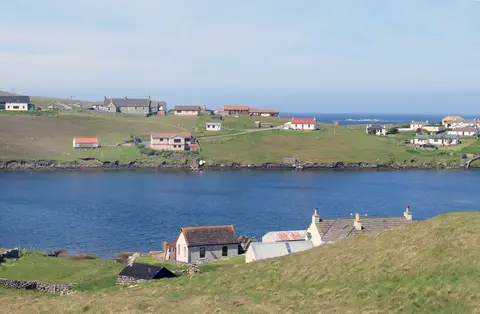 Photo of Burra, an island in the Shetland Islands, the Scottish Highlands and Islands.