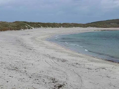 Photo of West Voe Beach, a beach near Bigton, the Shetland Islands, the Scottish Highlands and Islands.