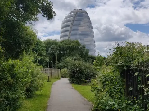 Photo of National Space Centre, a visitor attraction in Leicestershire, central England.