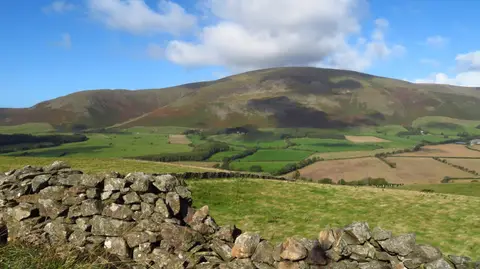 Photo: Black Combe, a 600m Lake District fell near Broughton-in-Furness, Cumbria, north west England.