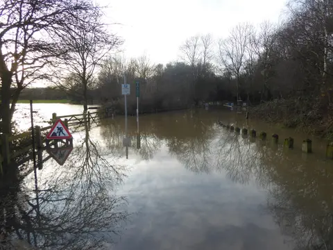 Photo of Teston Bridge Country Park, a country park near West Malling, Kent, south east England.
