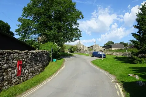 Photo of Stainforth, a village in the Yorkshire Dales, North Yorkshire, northern England.
