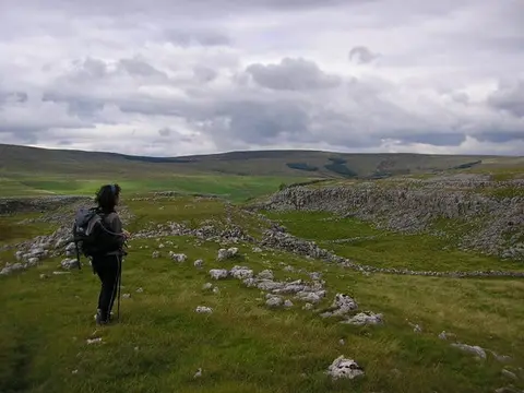 Photo of Malham Tarn Estate, a nature reserve near Arncliffe in the Yorkshire Dales, North Yorkshire, northern England.