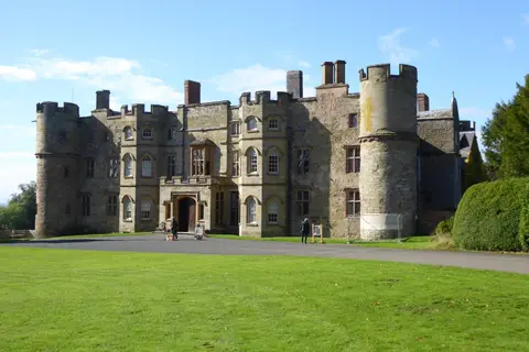 Photo of Croft Castle, a Grade II* registered house & garden near Aymestrey, Herefordshire, central England.