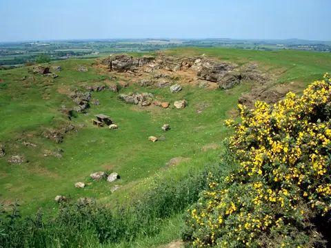 Photo of Burton Dassett Country Park, a country park near Kineton, Warwickshire, central England.
