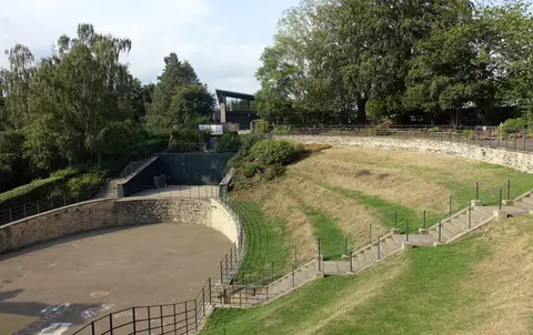 Photo of Wharton Park, a garden in County Durham, north east England.
