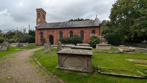Photo of Grinshill, a village in Shropshire, central England.
