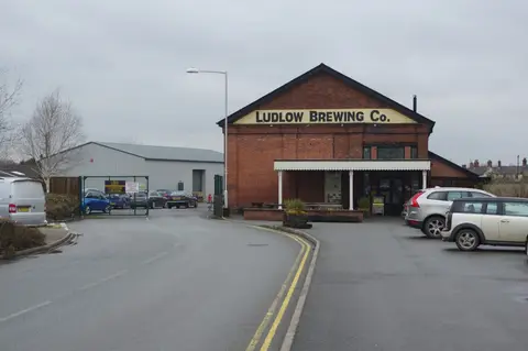 Photo of Ludlow Brewing Company, a brewery in Shropshire, central England.