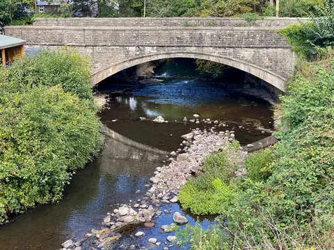 Photo of Talybont-on-Usk, a village in Bannau Brycheiniog, the Powys, mid Wales.