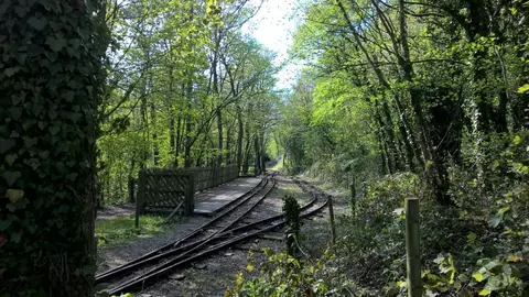 Photo of Midland Railway Centre Country Park, a country park near Eastwood, Derbyshire, central England.
