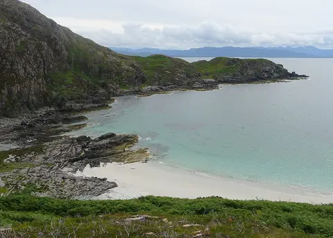 Photo of Camas Daraich, a cove near Ardvasar, Highland, the Scottish Highlands and Islands.