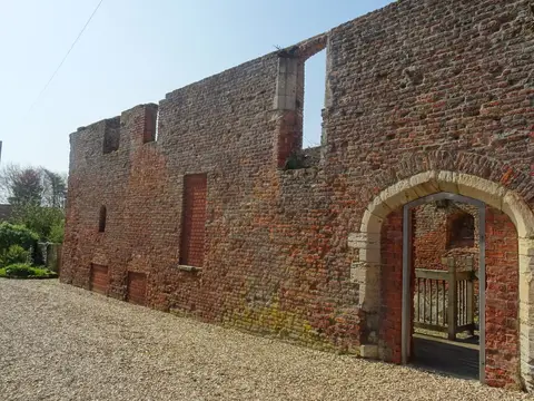 Photo of Tattershall College, a landmark near Coningsby, Lincolnshire, central England.