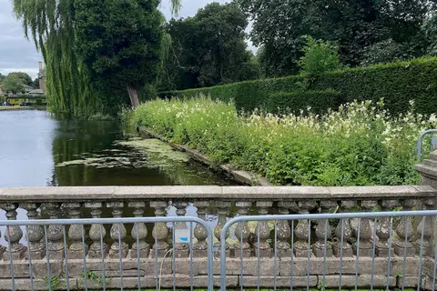 Photo of Coombe Abbey Park, a Grade II* registered house & garden near Coventry, Warwickshire, central England.