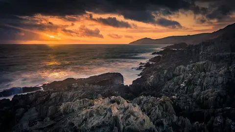 Photo of the Rame Head Heritage Coast, Cornwall, south west England.