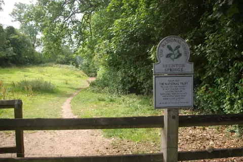 Photo of Breinton Springs, a country estate near Kilpeck, Herefordshire, central England.