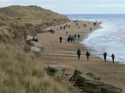 Photo of Seahouses North, a swimming spot in Northumberland, north east England.