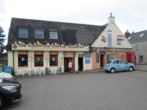 Photo of Mountain Coffee Company, a farm & farm shop near Gairloch in the Wester Ross, Highland, the Scottish Highlands and Islands.