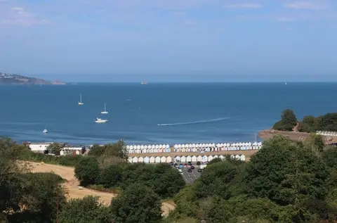 Photo of Broadsands, a swimming spot near Dittisham, Devon, south west England.