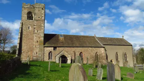 Photo of All Hallows Church, Great Mitton, a church in Lancashire, north west England.