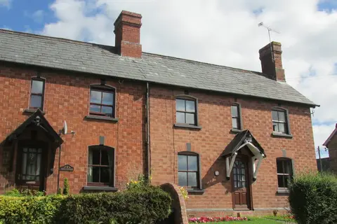 Photo of Fownhope, a village in the Wye Valley, Herefordshire, central England.