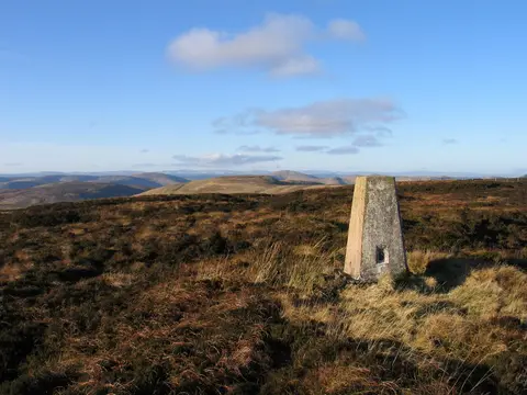 Photo: Roan Fell, a 568m hill near Newcastleton, the Scottish Borders, southern Scotland.