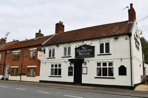Photo of Brant Broughton, a village in Lincolnshire, central England.