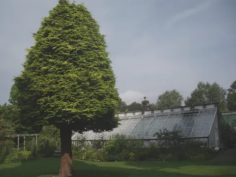 Photo of Eggleston Hall Gardens, a garden in County Durham, north east England.