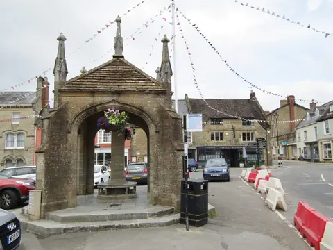 Photo of Beaminster, a village in Dorset, south west England.