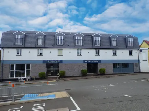 Photo of Harris Hotel, a pub near Tarbert in South Lewis, Harris and North Uist, Na h-Eileanan Siar, the Scottish Highlands and Islands.