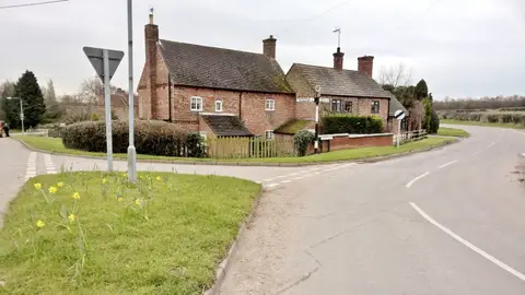 Photo of Laxton, a village in Nottinghamshire, central England.