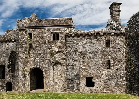 Photo of Weobley Castle Farm, a farm & farm shop near Llanrhidian in Gower, Swansea, south west Wales.