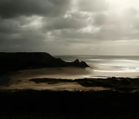 Photo of Gower, a National Landscape in Swansea, south west Wales.