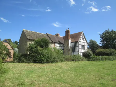 Photo of Odda's Chapel, a chapel near Tewkesbury, Gloucestershire, south west England.