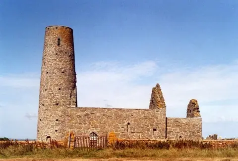 Photo of St Magnus Church, Egilsay, a church in the Orkney Islands, the Scottish Highlands and Islands.