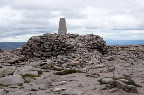 Photo: Ben Macdui, a 1,309m Munro in the Cairngorms, Moray, the Scottish Highlands and Islands.