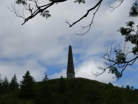 Photo of Murray's Monument, a landmark near Newton Stewart, Dumfries and Galloway, southern Scotland.