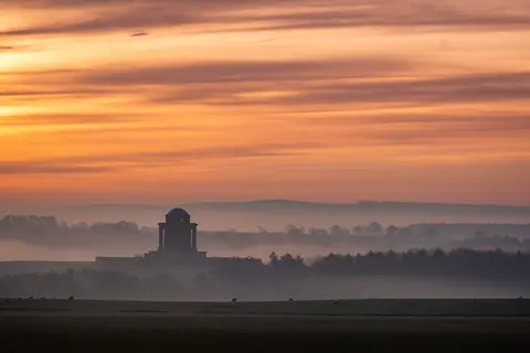 Photo of the Howardian Hills, a National Landscape in North Yorkshire, northern England.